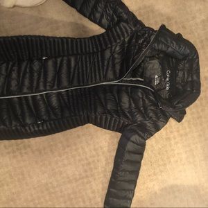 Calvin Klein xs black down jacket/light weight